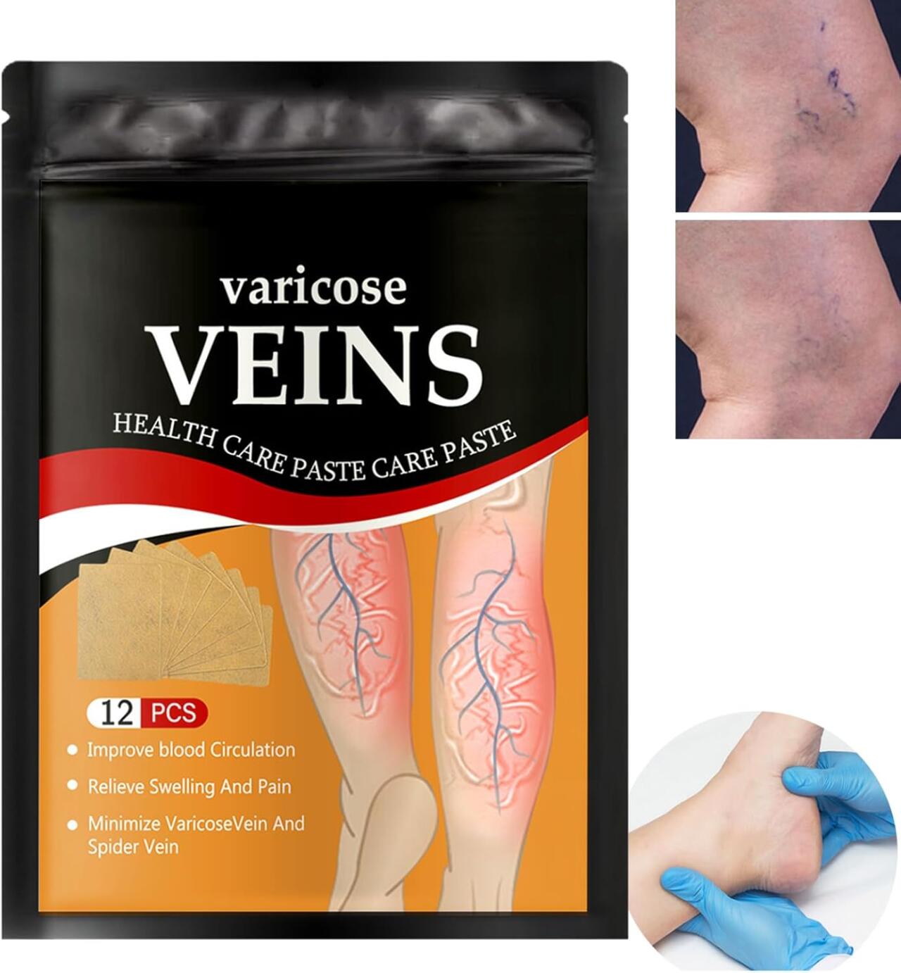 Pack 24 Parches Para El Cuidado De Las Venas